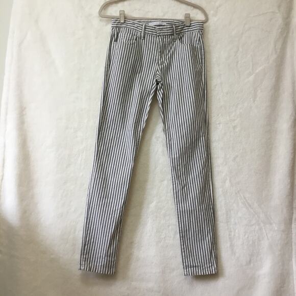 Joe's Jeans Blueberry Slim Fit Striped Skinny Jeans - Picture 1 of 7